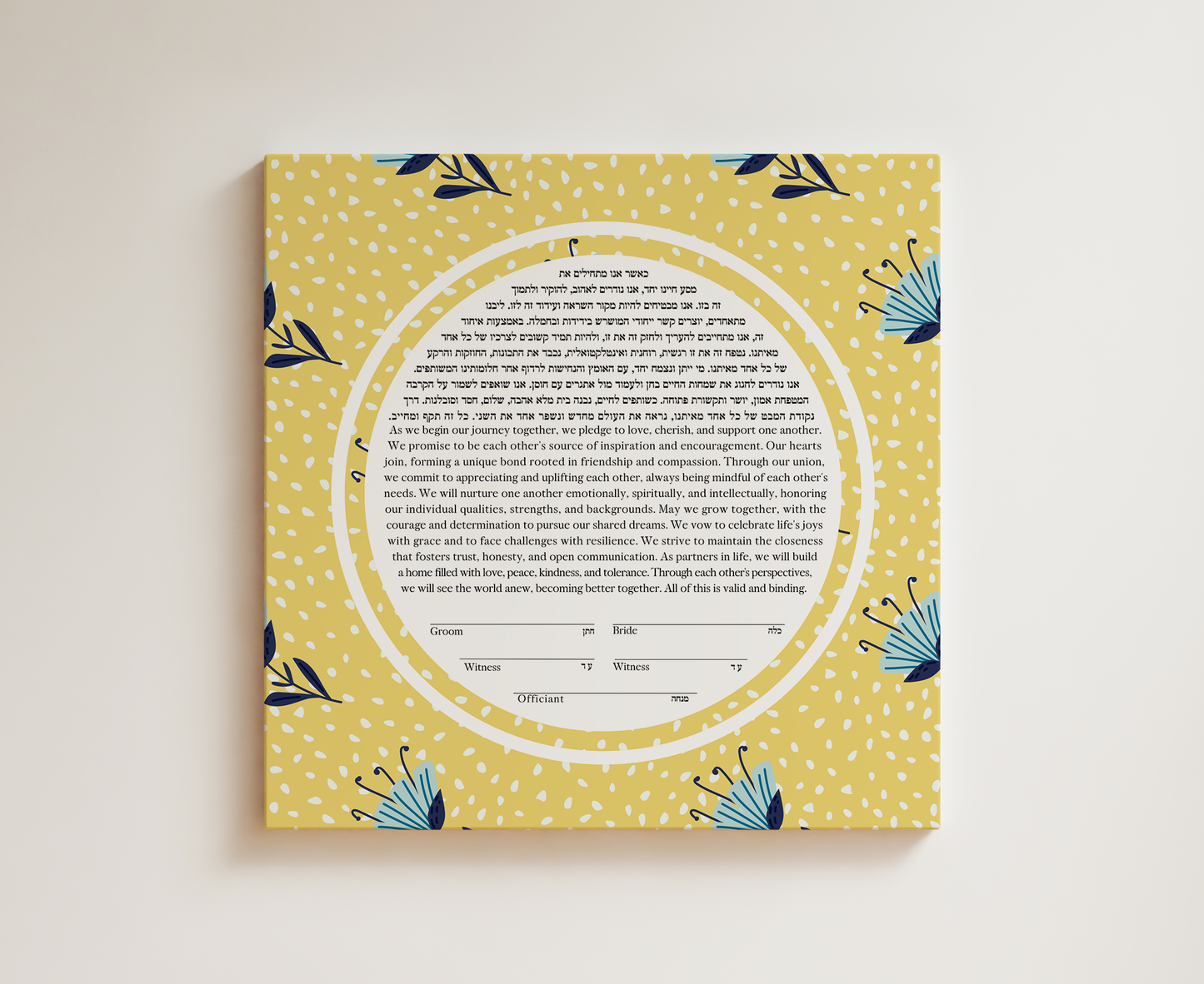 Yellow + Blue
