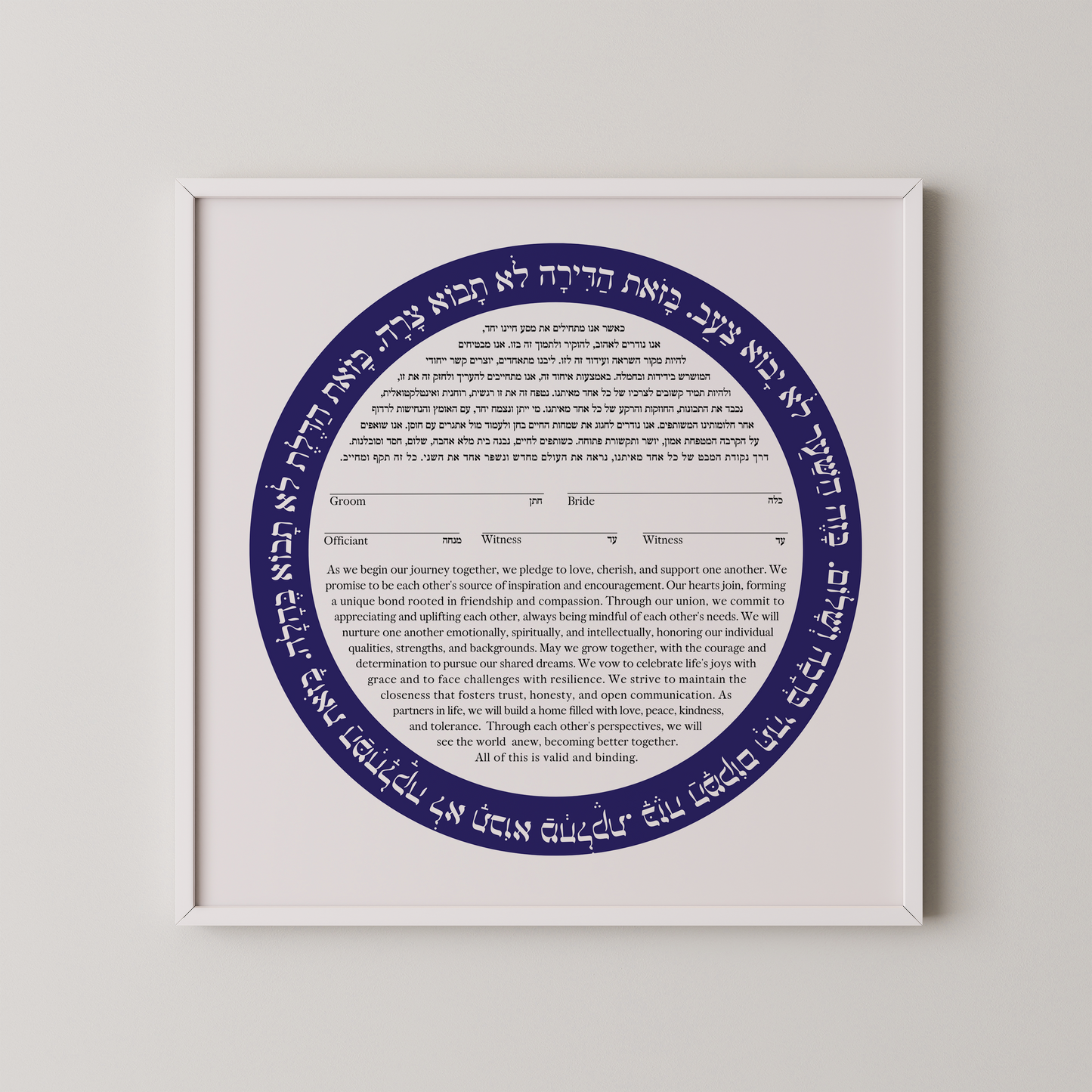 Birkat Habayit + Ketubah